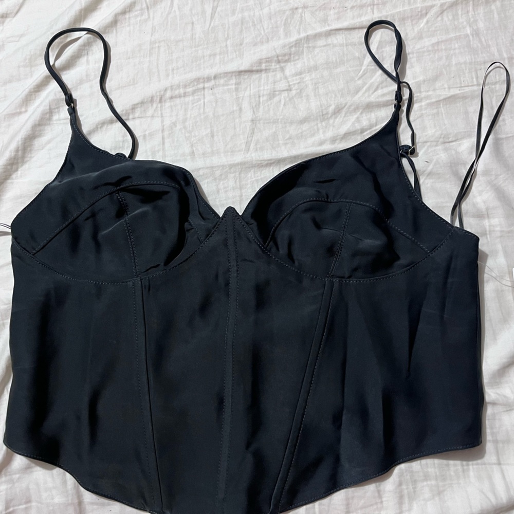 Urban outfitters black corset top new never worn great for parties and going out